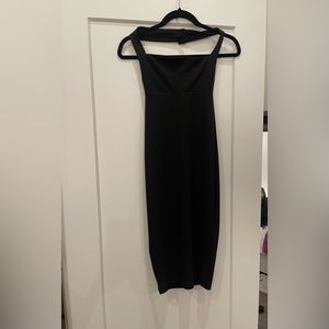 Nookie black fitted dress